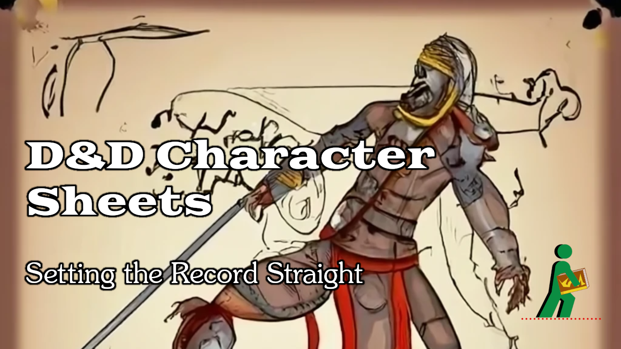 D&D Character Sheets | Setting the Record Straight | Wandering DMs S05 E27 episode artwork