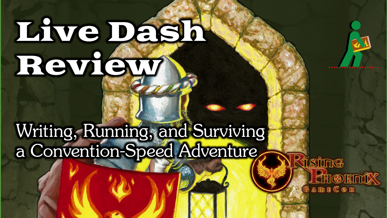 Live Dash Review | Surviving a Convention-Speed D&D Adventure | Wandering DMs S07 E16 episode artwork