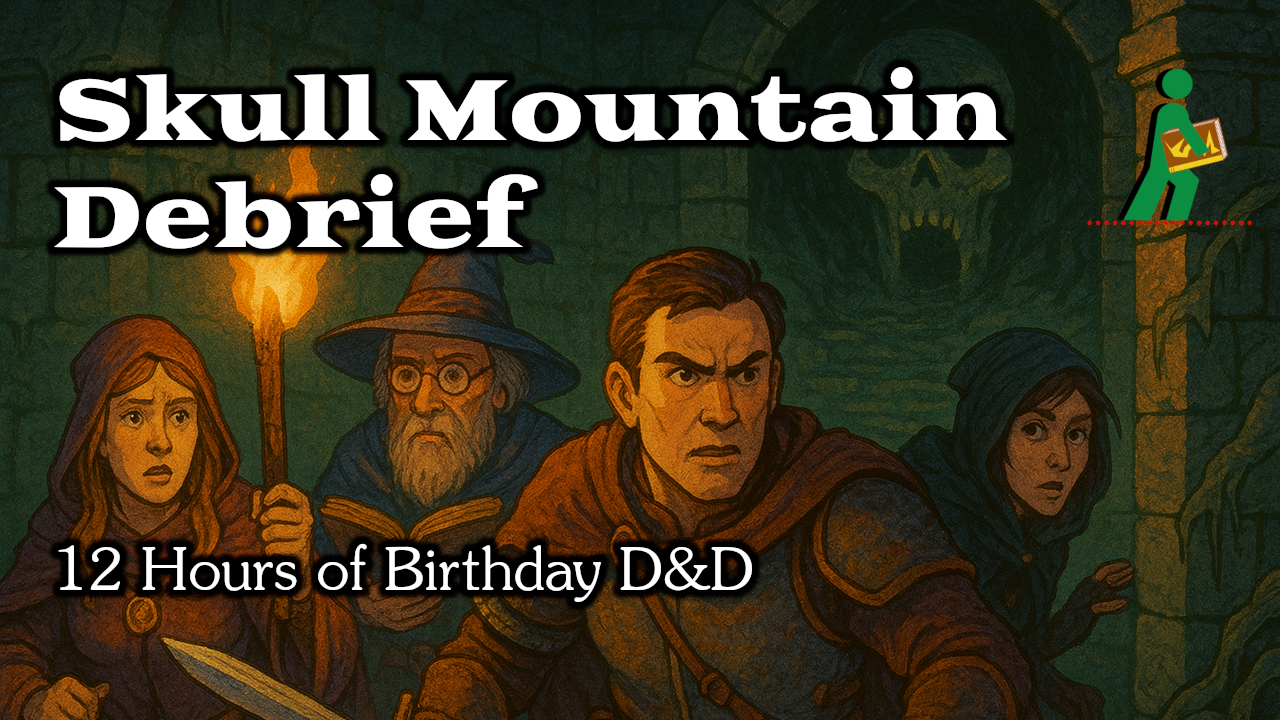 Skull Mountain Debrief | 12 Hours of Birthday D&D | Wandering DMs S07 E23 episode artwork