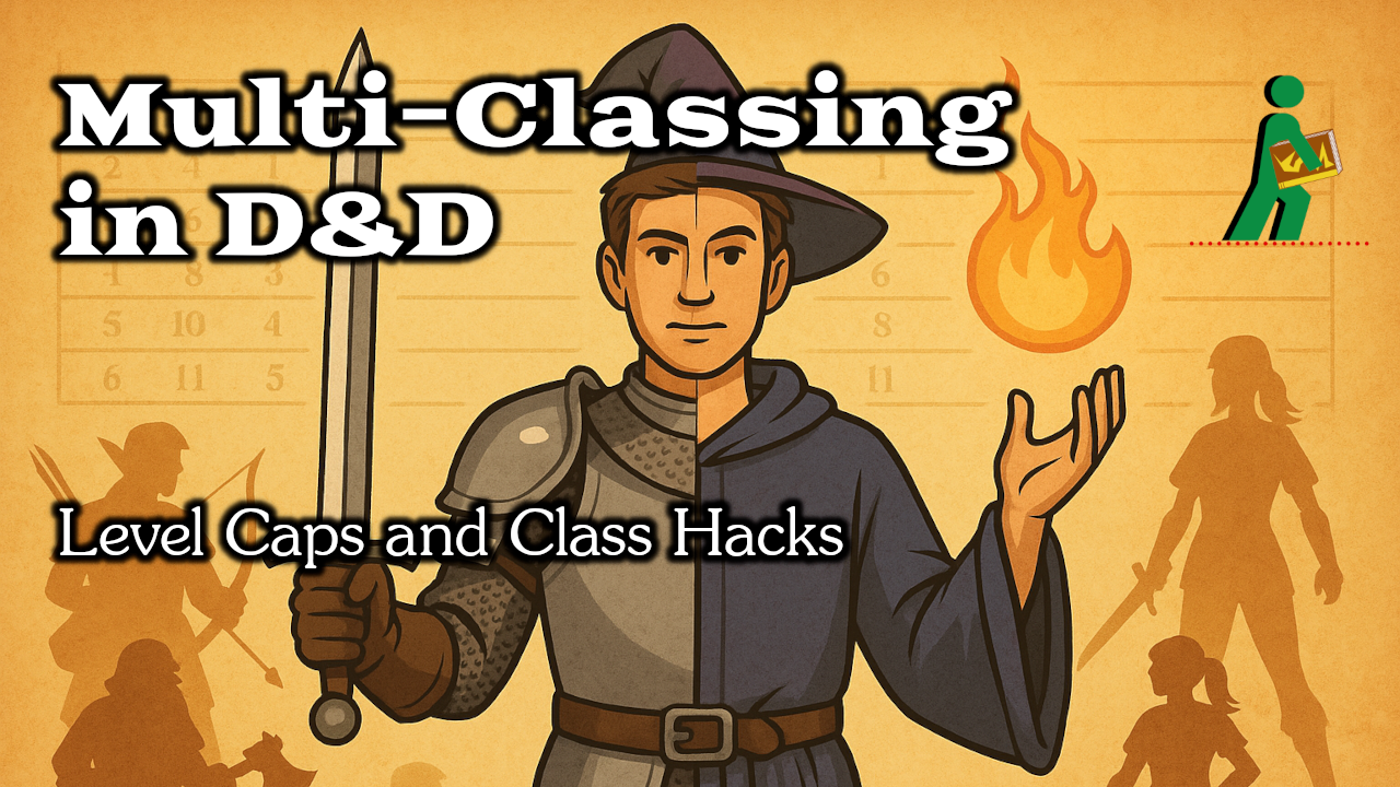 Multi-Classing in D&D | Level Caps and Class Hacks| Wandering DMs S07 E27