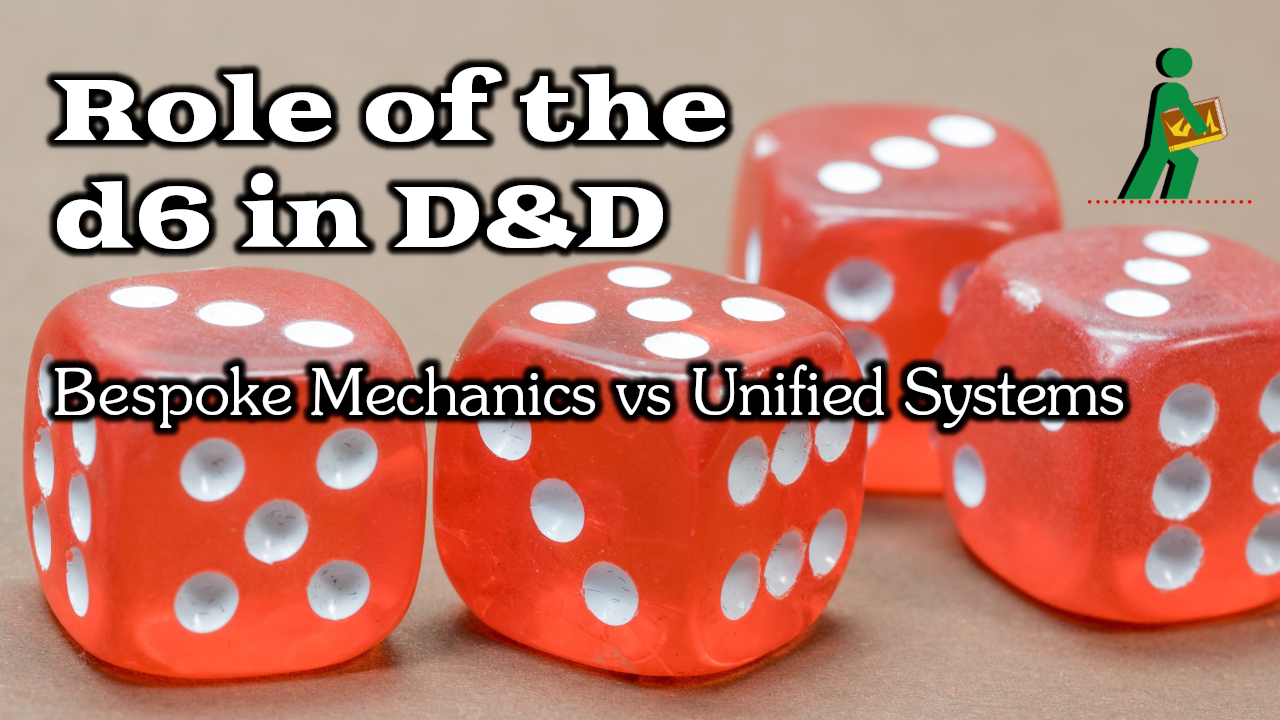 Role of the d6 in D&D | Bespoke Mechanics vs Unified Systems | Wandering DMs S08 E13 episode artwork