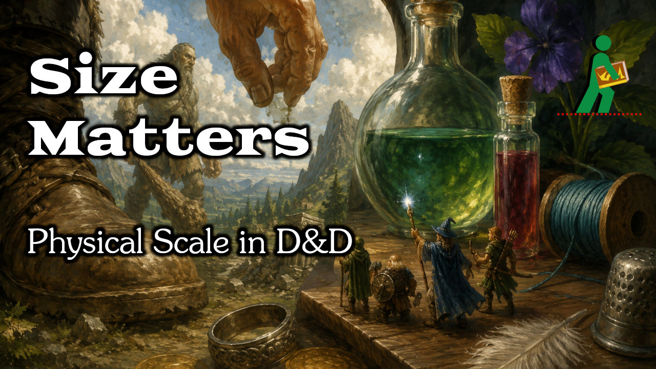 Size Matters | Physical Scale in D&D | Wandering DMs S08 E17 episode artwork