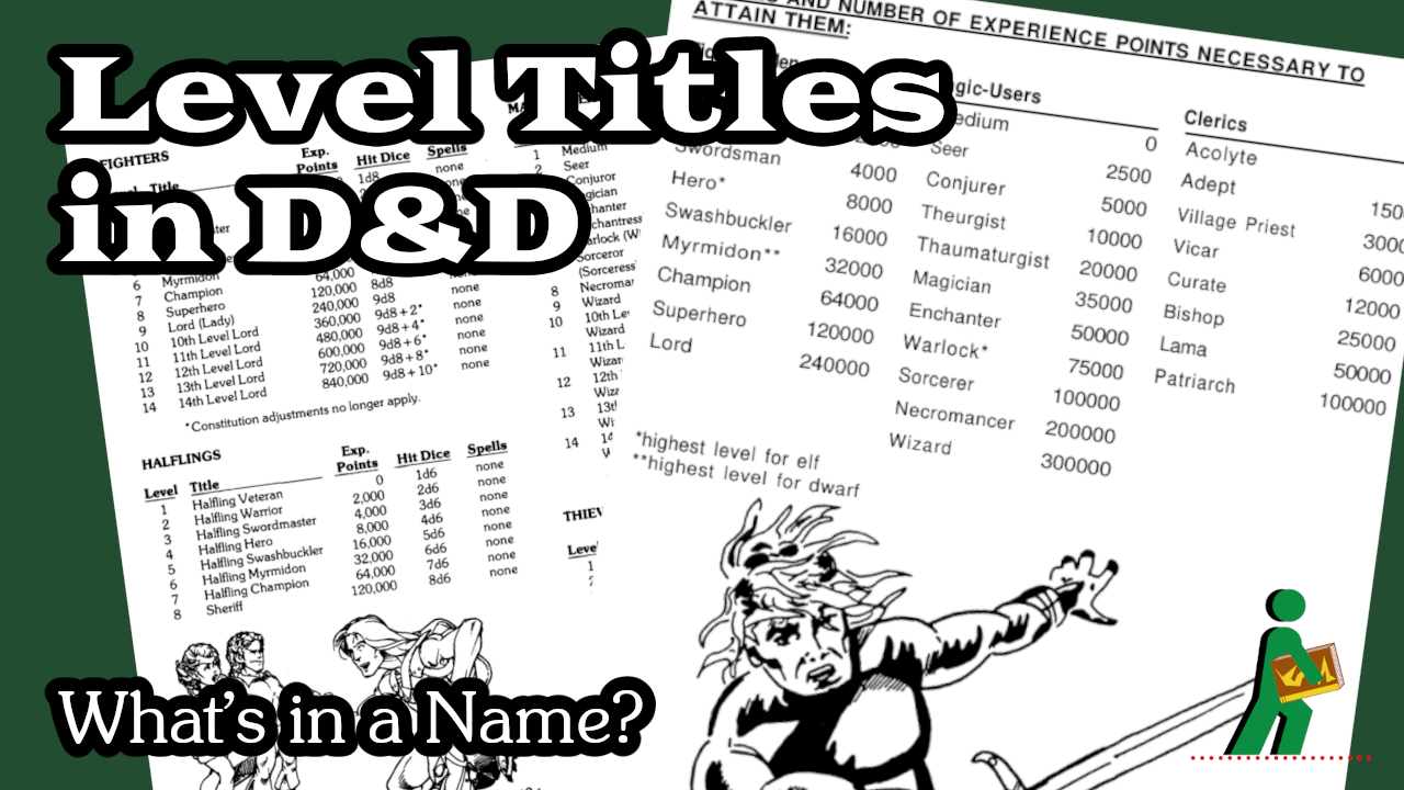 Level Titles in D&D | What’s in a Name? | Wandering DMs S08 E26 episode artwork